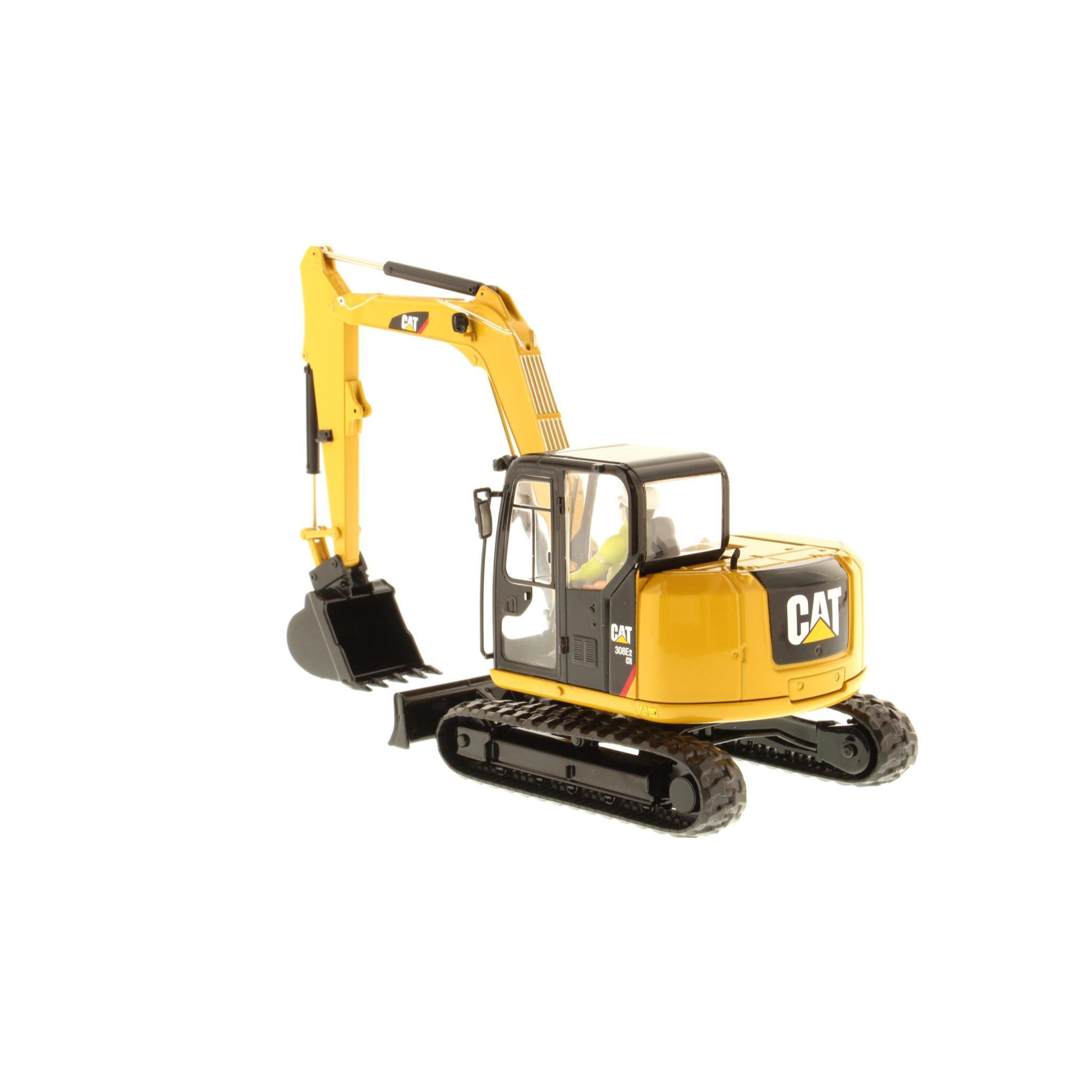 1:50 - CAT Diecast Masters 308E2 CR SB Mini Hydraulic Excavator Next G 85596