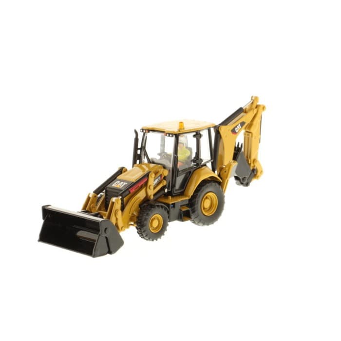 1:50 Miniatur Alat Berat 85233 CAT 420F2 IT Backhoe Loader Diecast Master