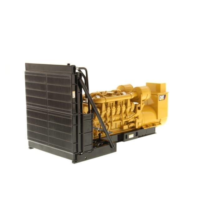 1:25 Miniatur Generator 85100C CAT 3516B Package Generator Set Kuning