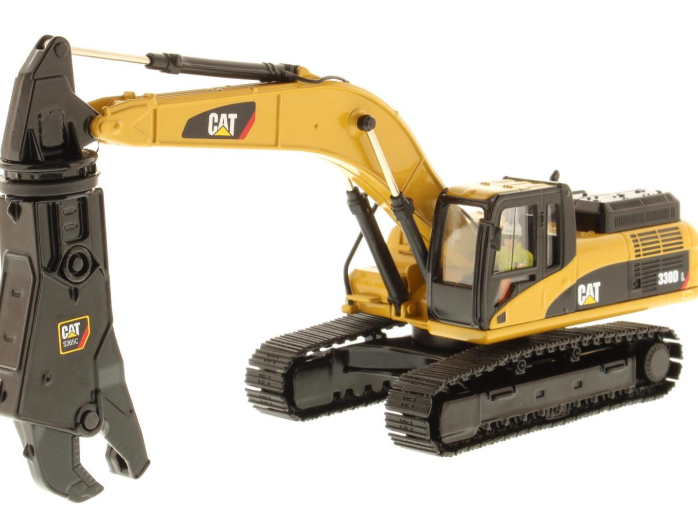 1:50 - Cat Diecast 330D L Hydraulic Excavator with Shear 85277