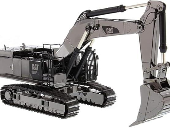 1:50 - Cat Diecast Masters 390F L Hydraulic Excavator Commemorative Edition Gun Metal 85547