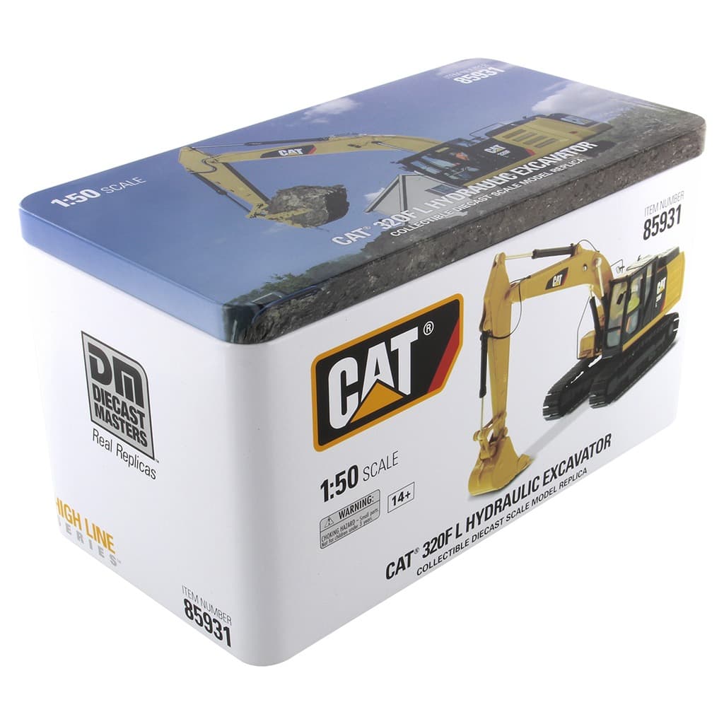 1:50 - Diecast Alat Berat CAT 320F L Hydraulic Excavator 85931 Diecast Master